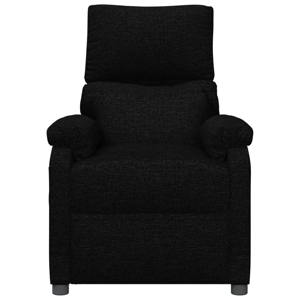 Fauteuil de relaxation tissu noir
