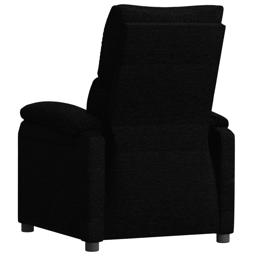 Fauteuil de relaxation tissu noir