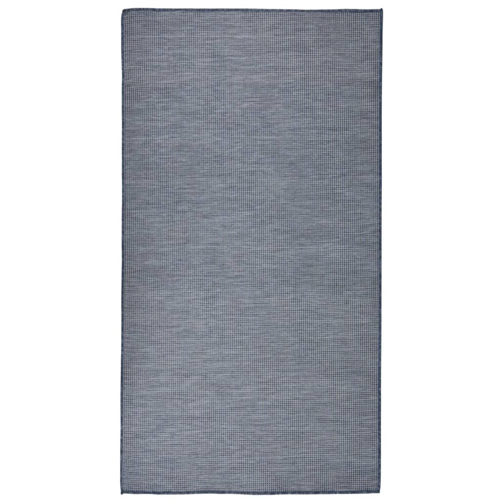 Outdoor-Teppich Flachgewebe 80x150 cm Blau