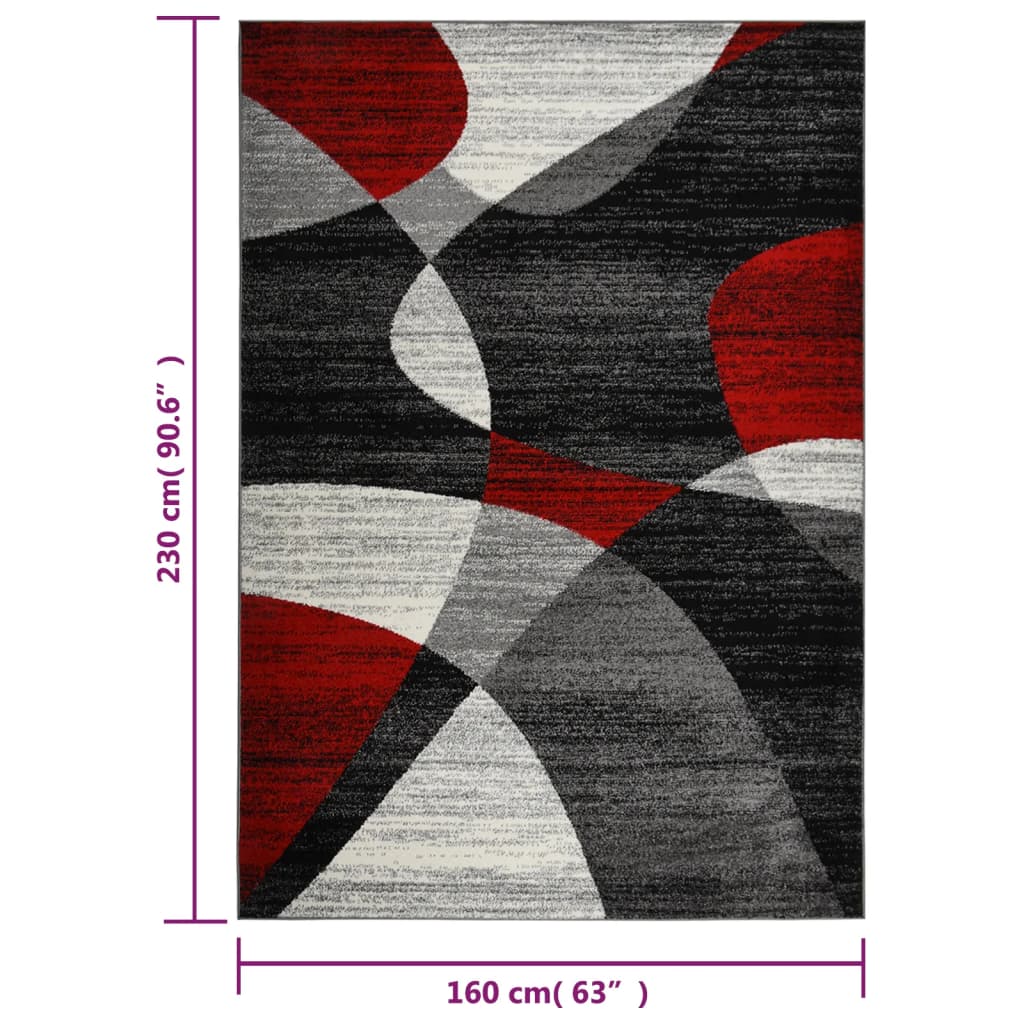 Wohnzimmerteppich 160x230 cm Mehrfarbig