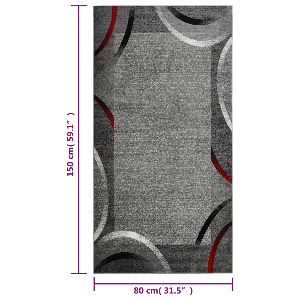 Wohnzimmerteppich 80x150 cm Mehrfarbig