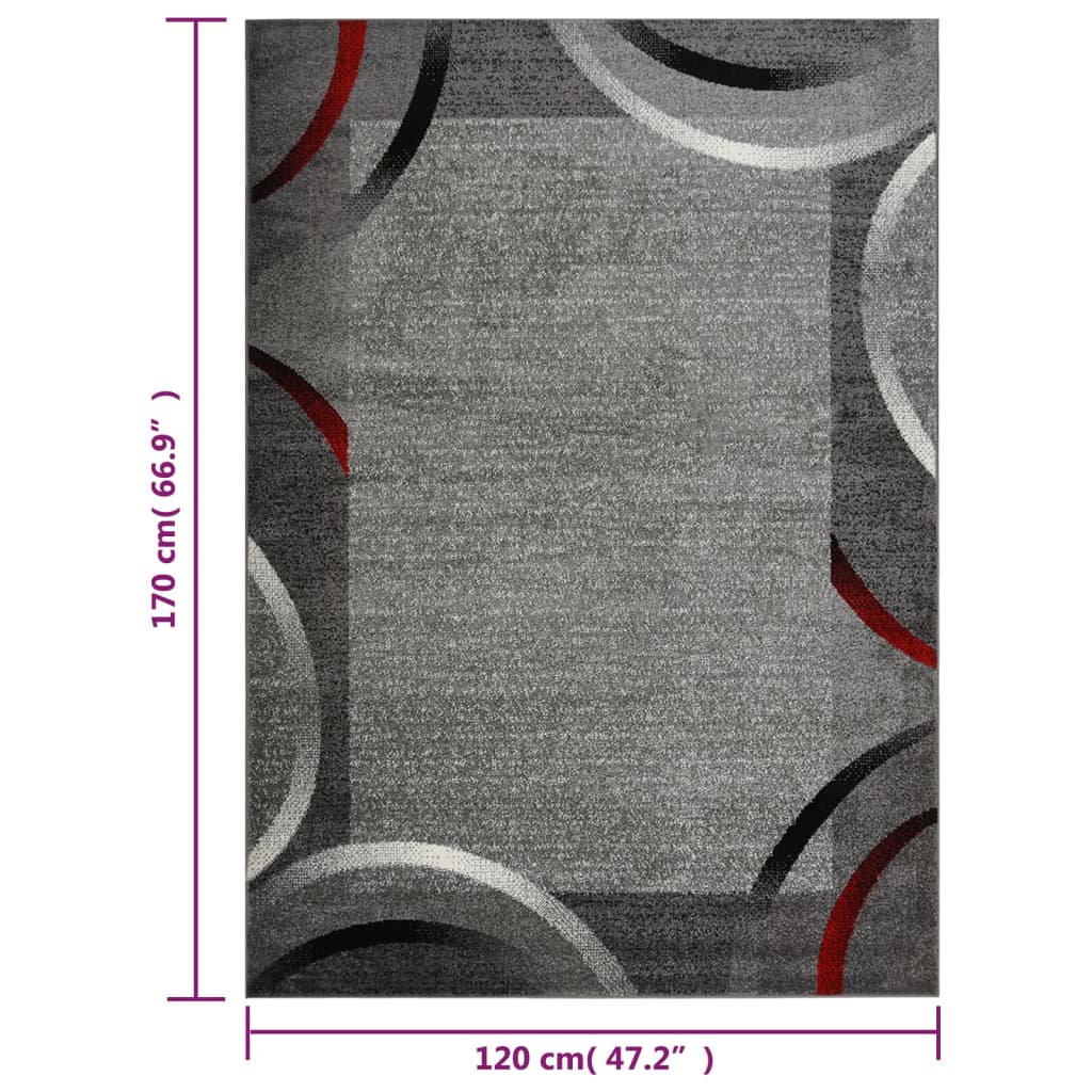 Wohnzimmerteppich 120x170 cm Mehrfarbig