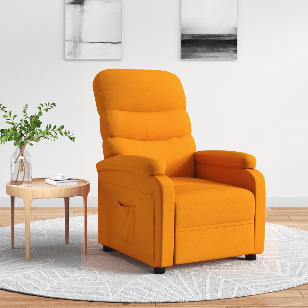 Relaxsessel Senfgelb Stoff