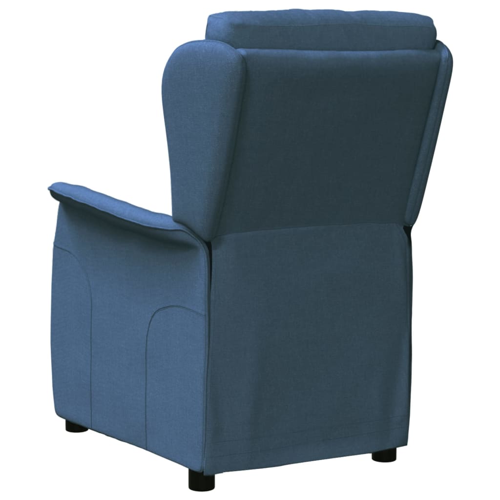 Relaxsessel Blau Stoff