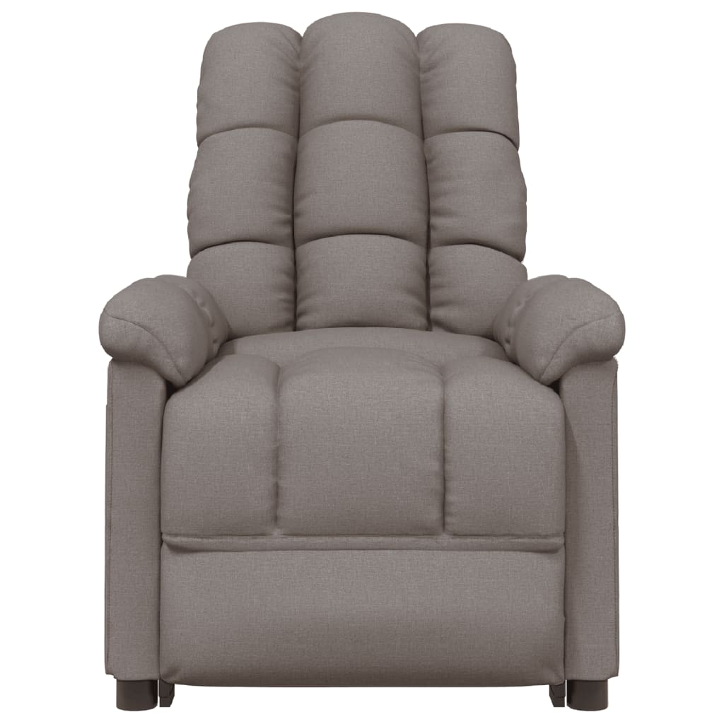 Fauteuil de massage tissu taupe