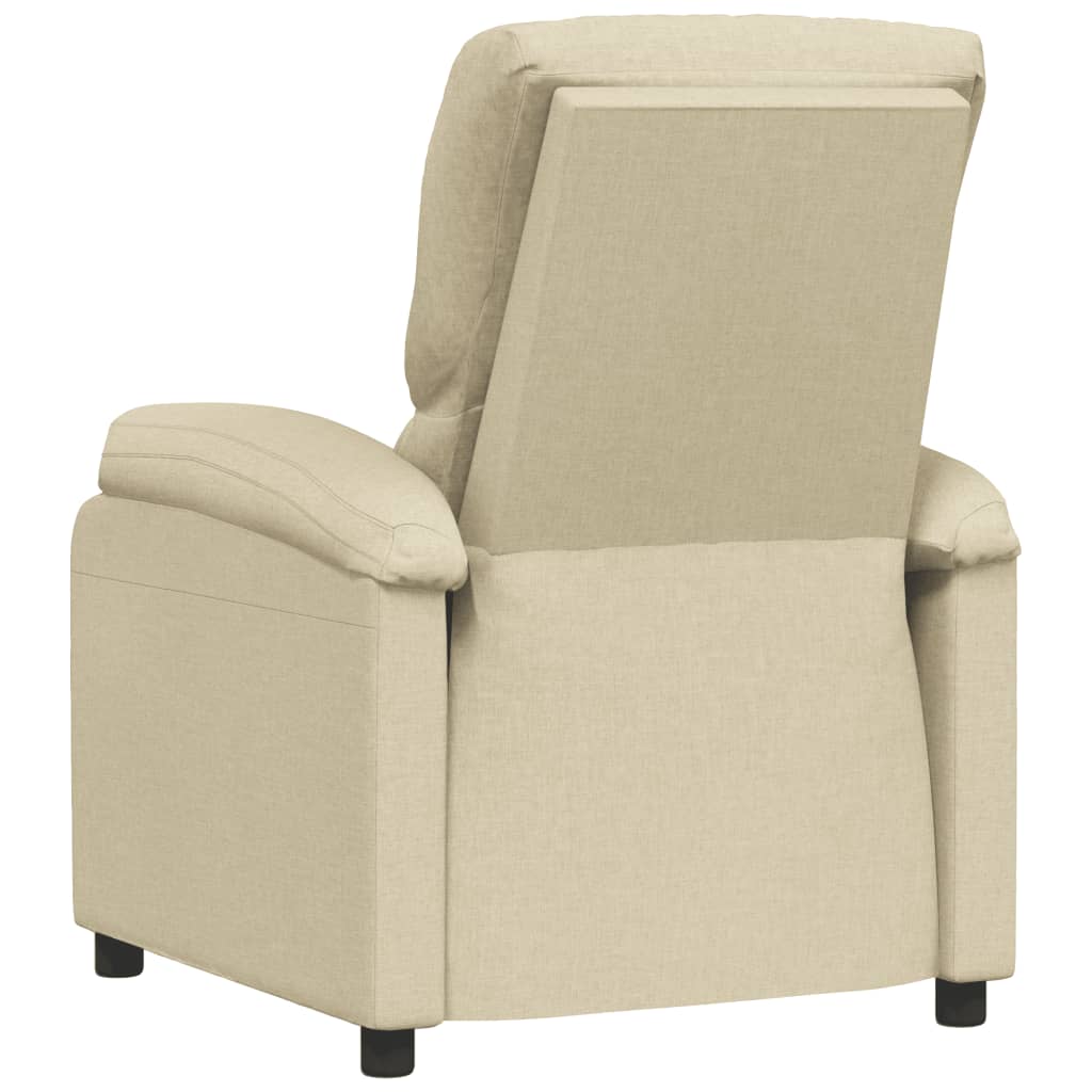 Relaxsessel Creme Stoff