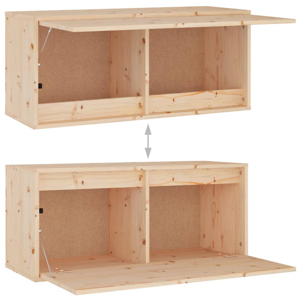 Ensemble de meubles TV 5 pièces en bois de pin massif