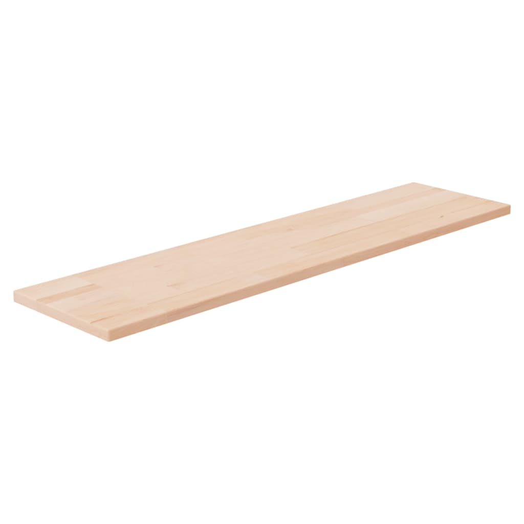 Étagère 80x20x1,5 cm Bois de chêne massif non traité