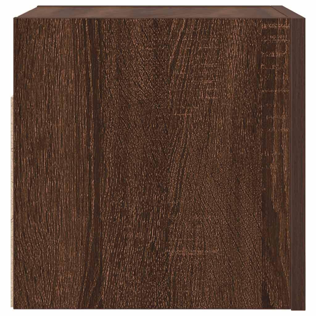 TV-Wandschränke 4 Stk. Braun Eichen-Optik 30,5x30x30 cm
