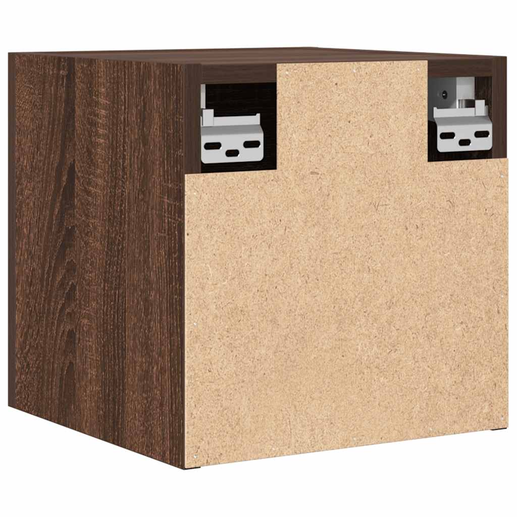 TV-Wandschränke 4 Stk. Braun Eichen-Optik 30,5x30x30 cm