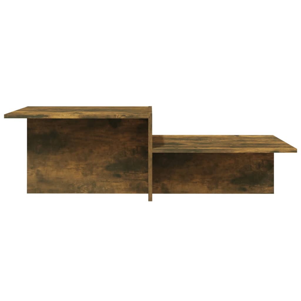 Couchtisch Räuchereiche 111,5x50x33 cm Holzwerkstoff