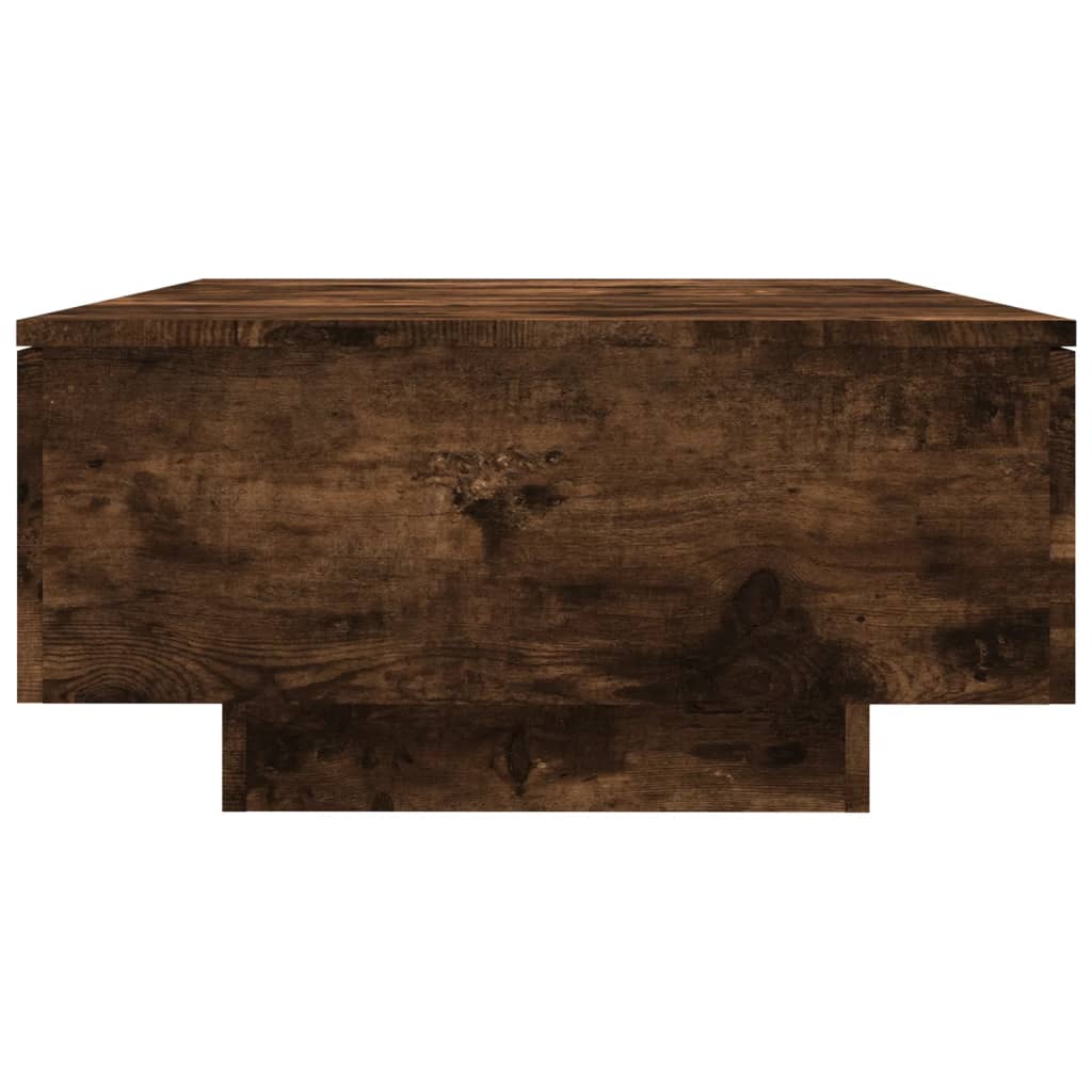 Coffee table smoked oak 90x60x31 cm wood material