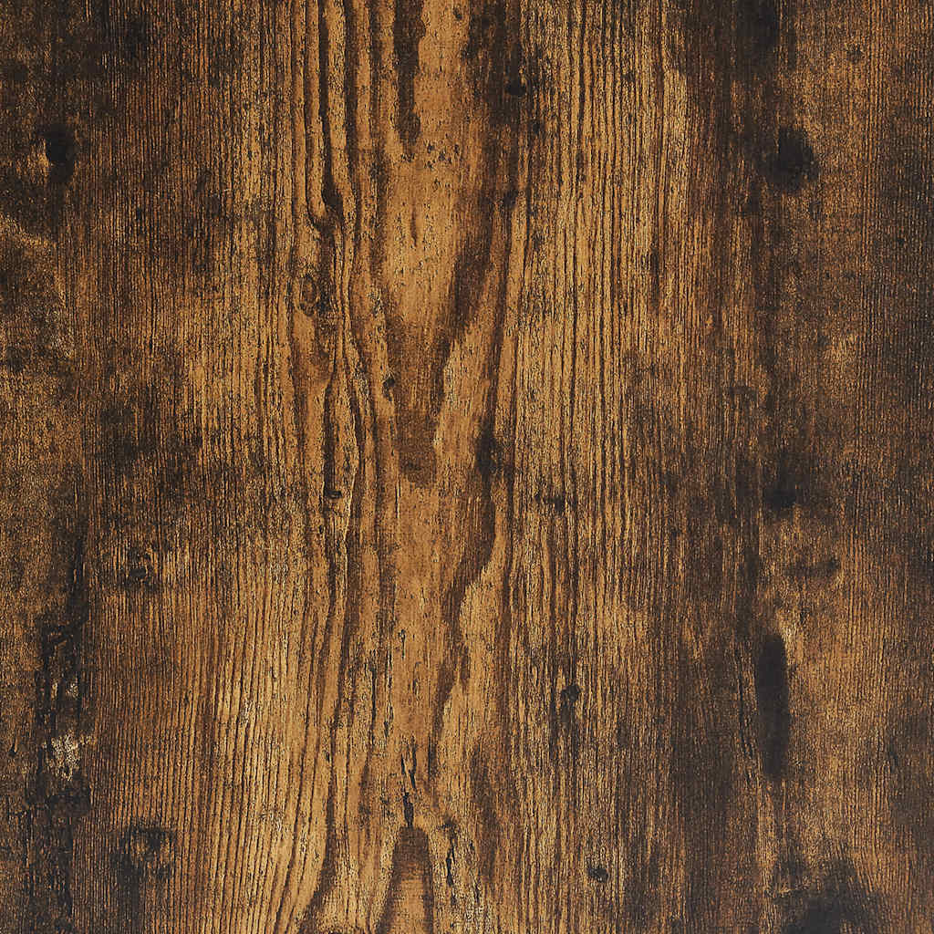 Table à manger chêne fumé 140x74,5x76 cm matériau bois