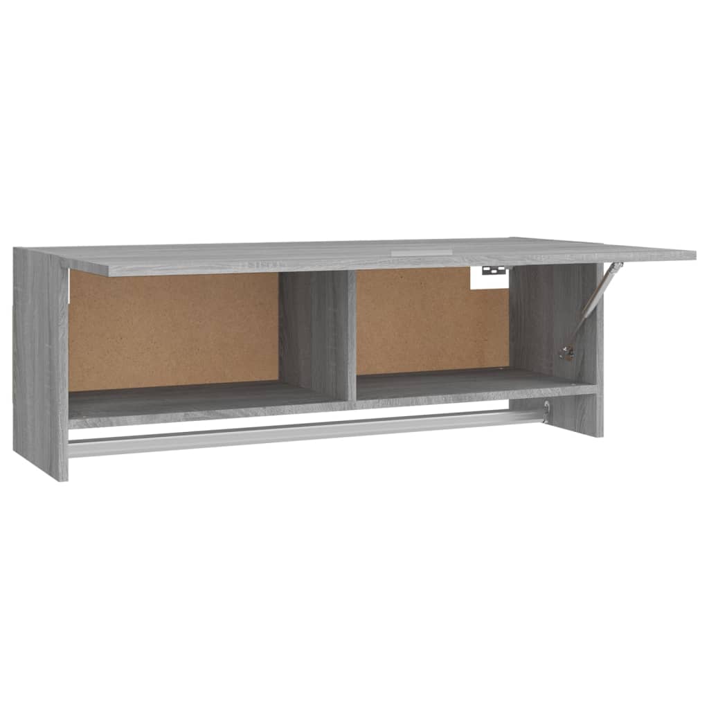 Wardrobe Grey Sonoma 100x32.5x35 cm wood material