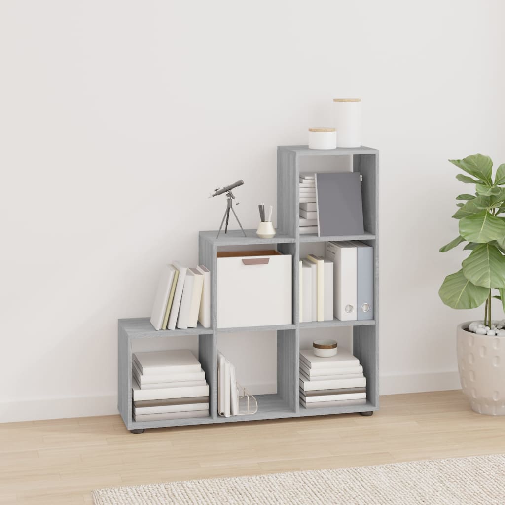Étagère d'escalier grise Sonoma 107 cm en bois