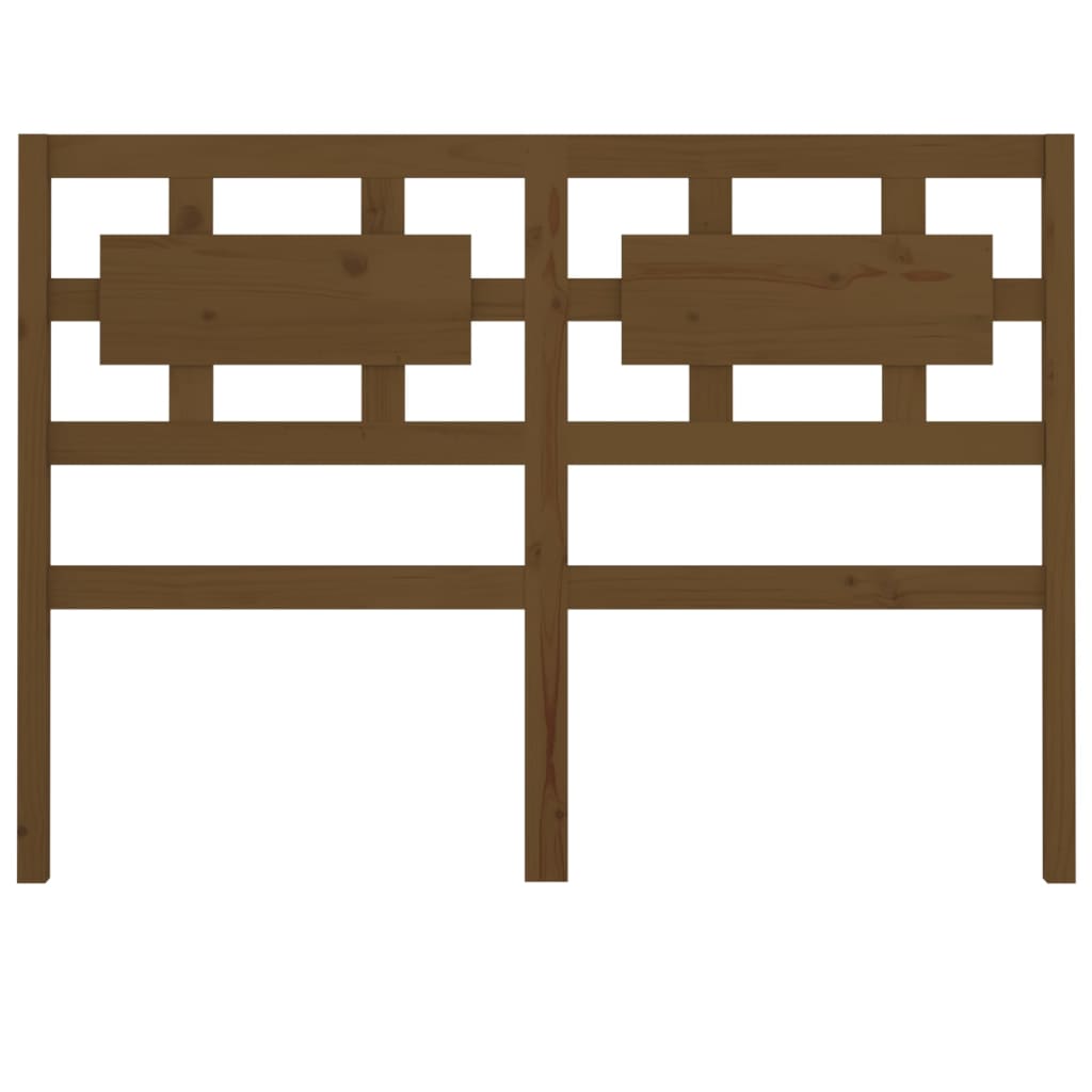 Bed headboard honey brown 165.5x4x100 cm solid pine wood