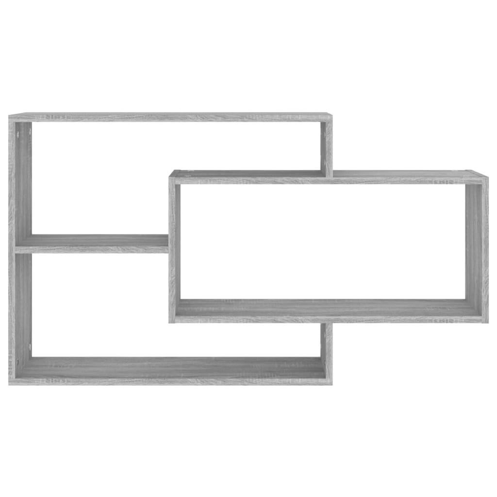 Wall shelf gray Sonoma 104x20x58.5 cm wood material