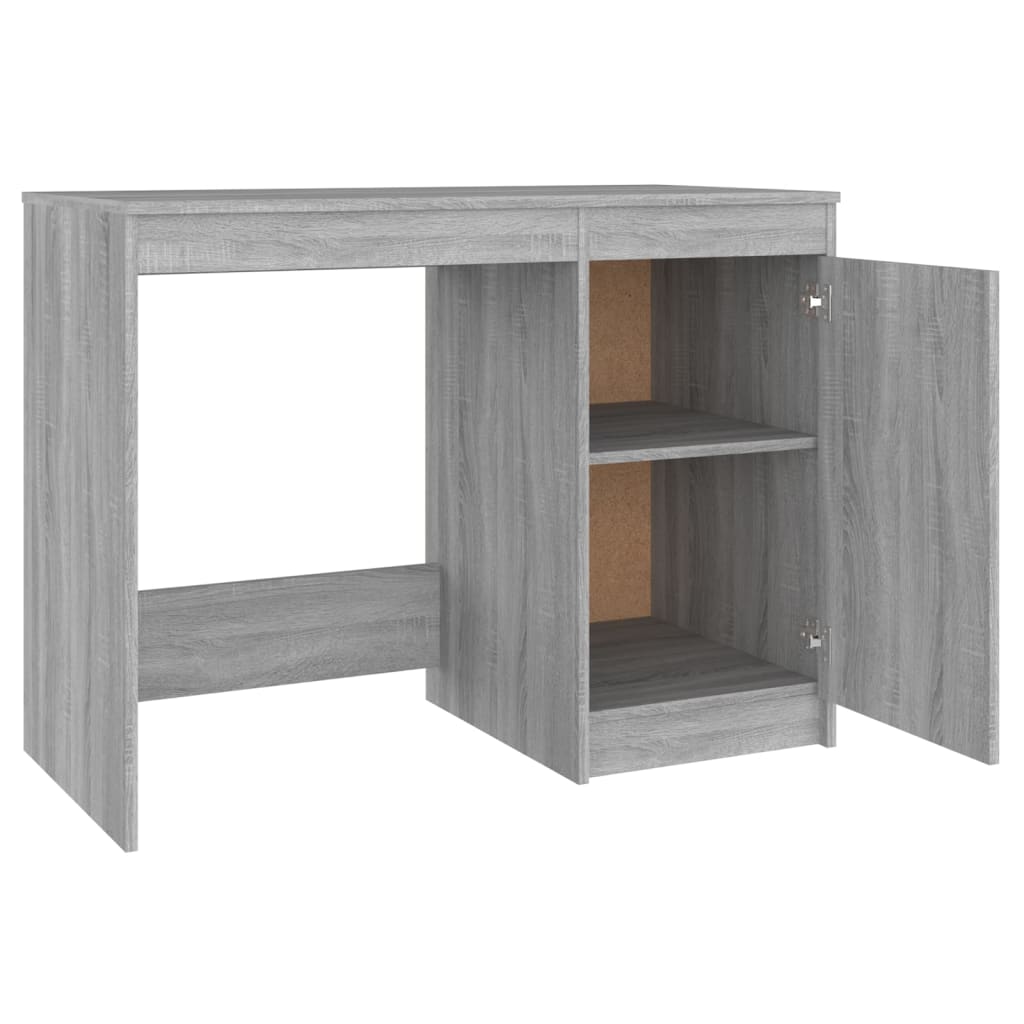Bureau Sonoma gris 100x50x76 cm matériau bois