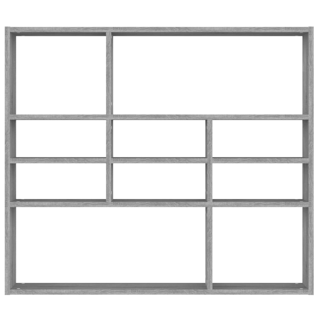 Wall shelf Grey Sonoma 90x16x78 cm wood material
