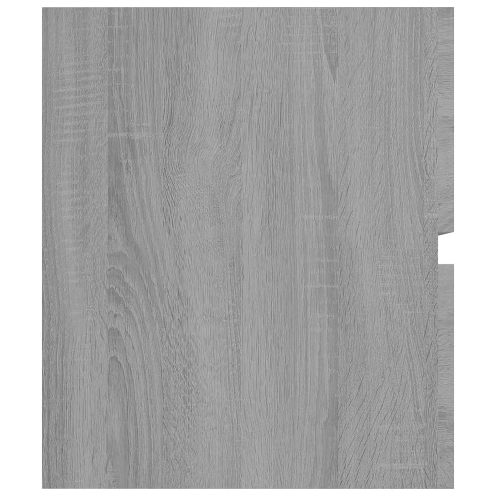 Washbasin Cabinet Grey Sonoma 90x38.5x45 cm Wood Material