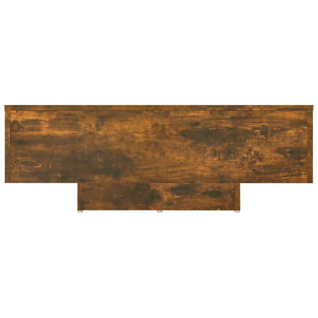 Coffee table smoked oak 85x55x31 cm wood material