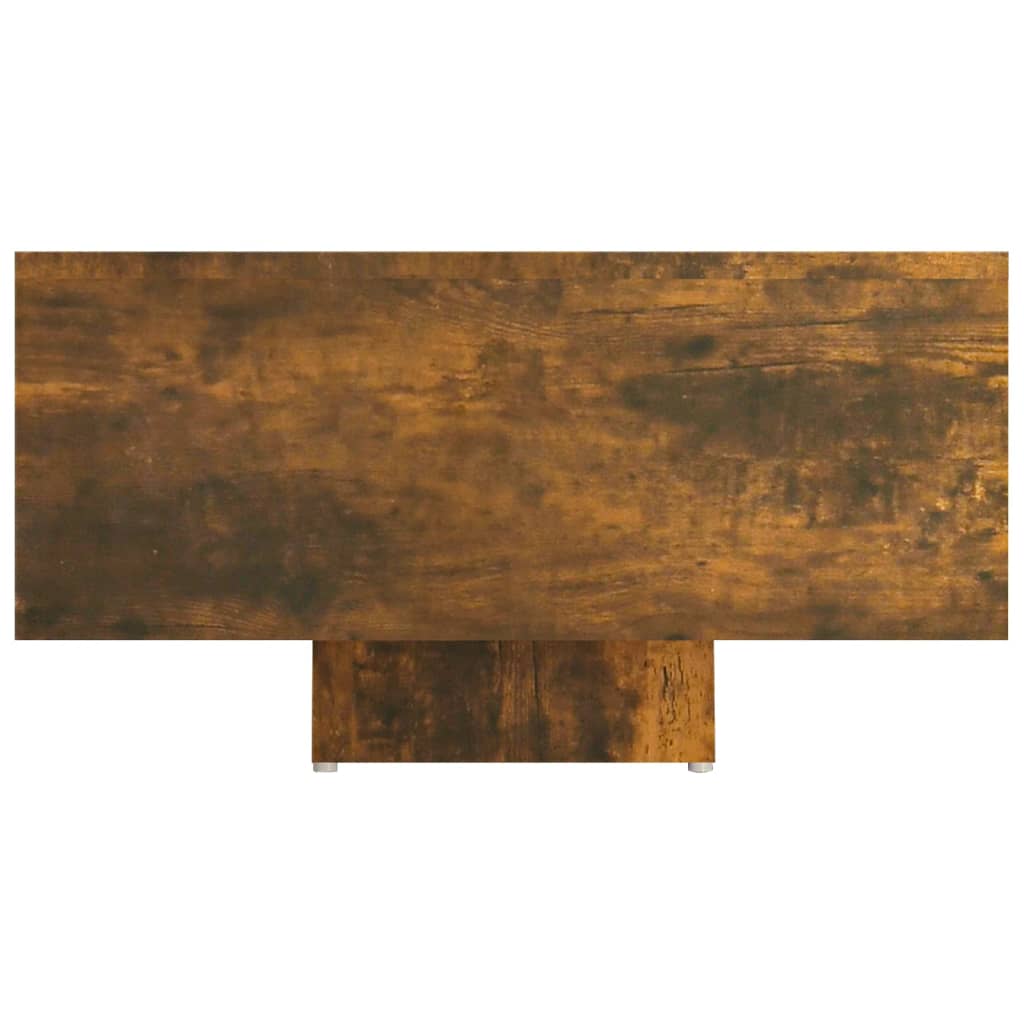 Coffee table smoked oak 85x55x31 cm wood material
