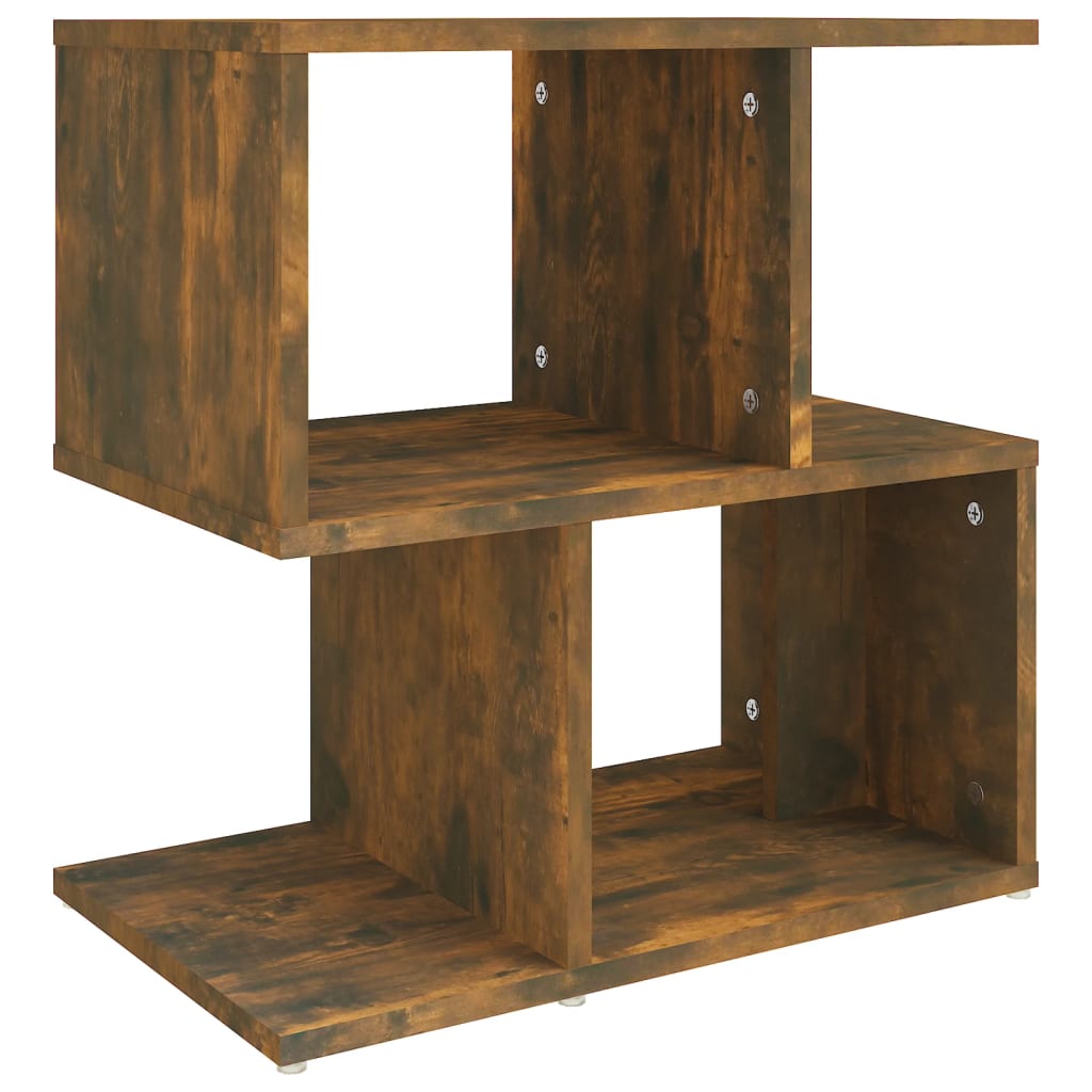 Tables de chevet 2 pcs. chêne fumé 50x30x51,5 cm matériau bois