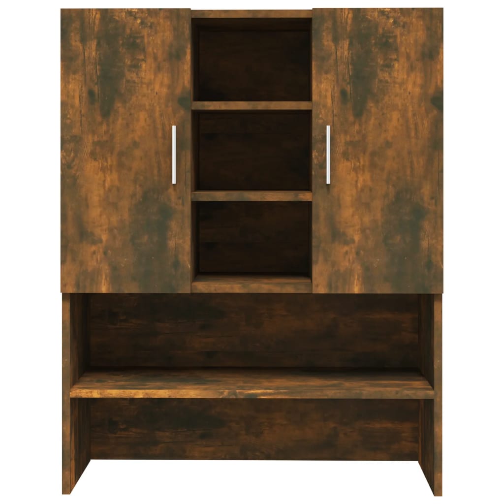 Washing machine cabinet smoked oak 70.5x25.5x90 cm