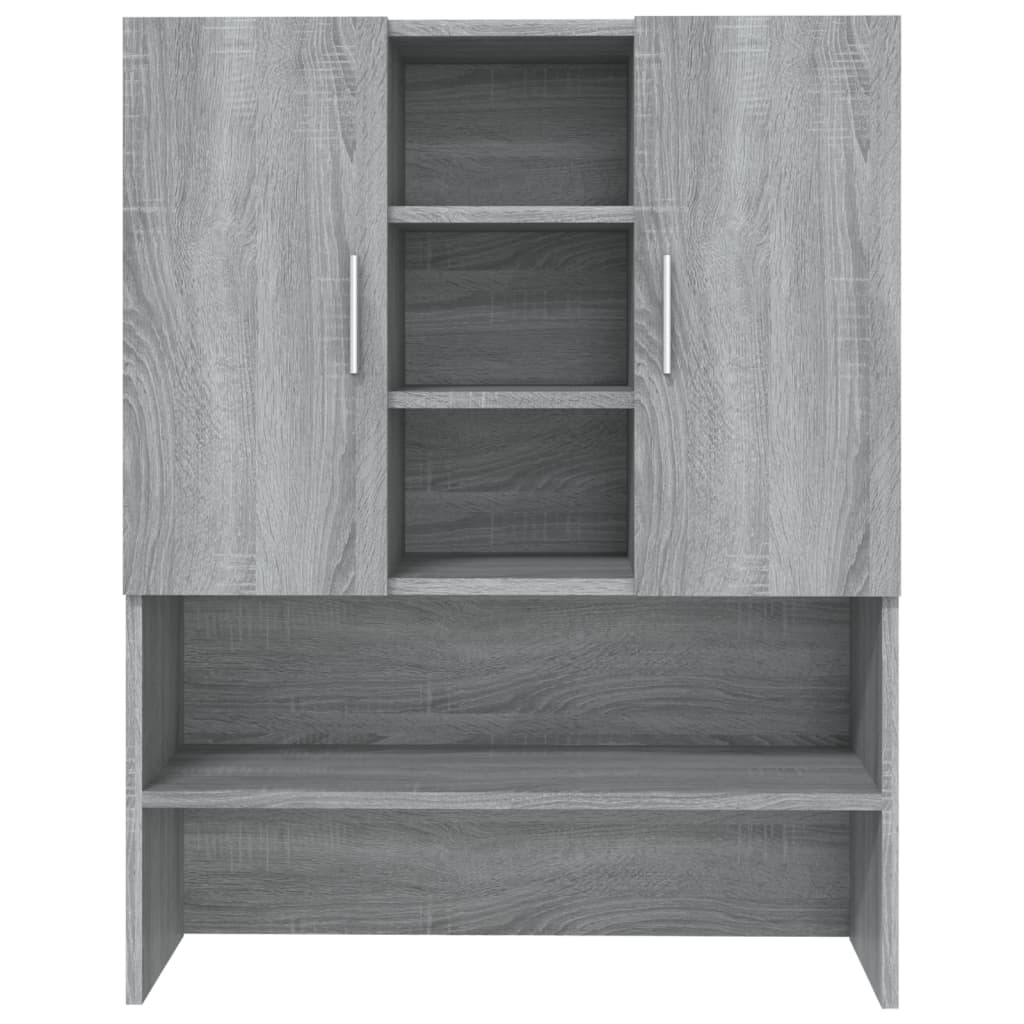 Washing Machine Cabinet Gray Sonoma 70.5x25.5x90 cm