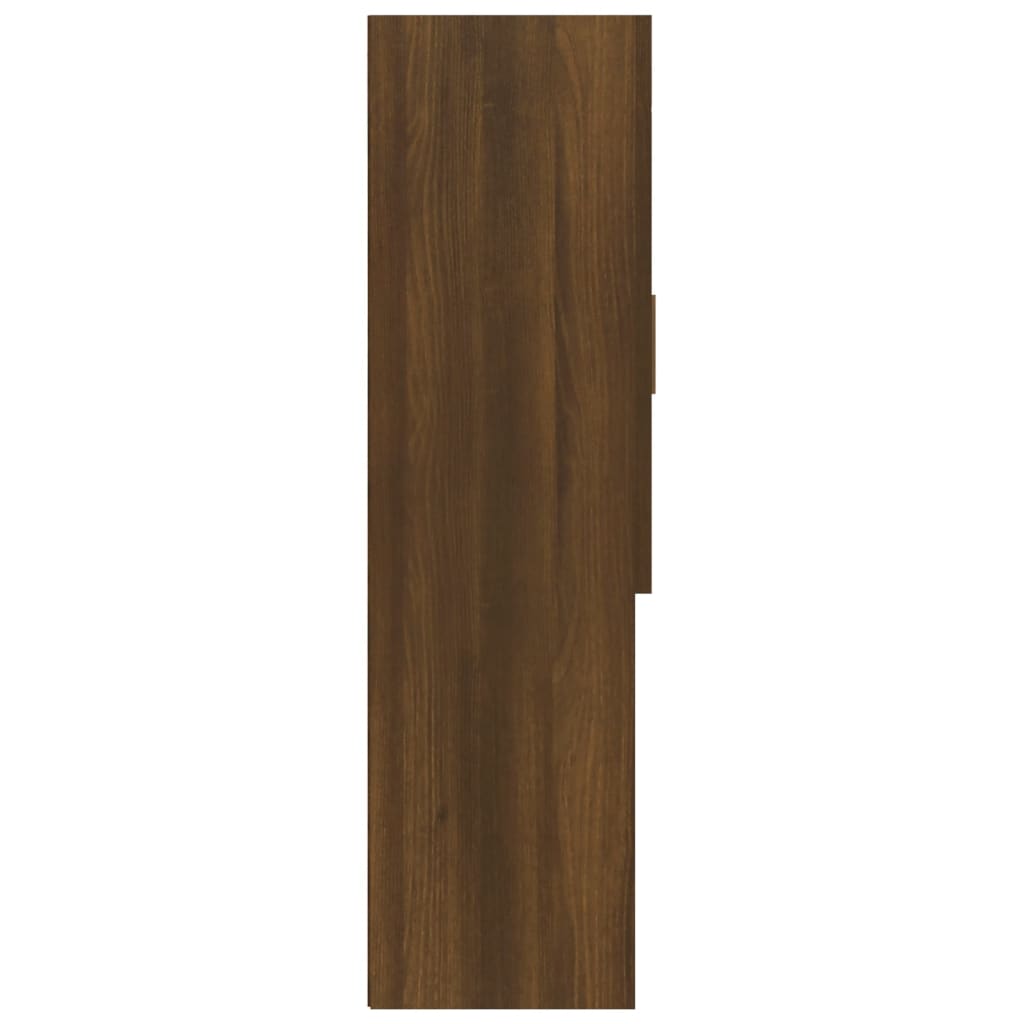 Washing Machine Cabinet Brown Oak Look 70.5x25.5x90 cm