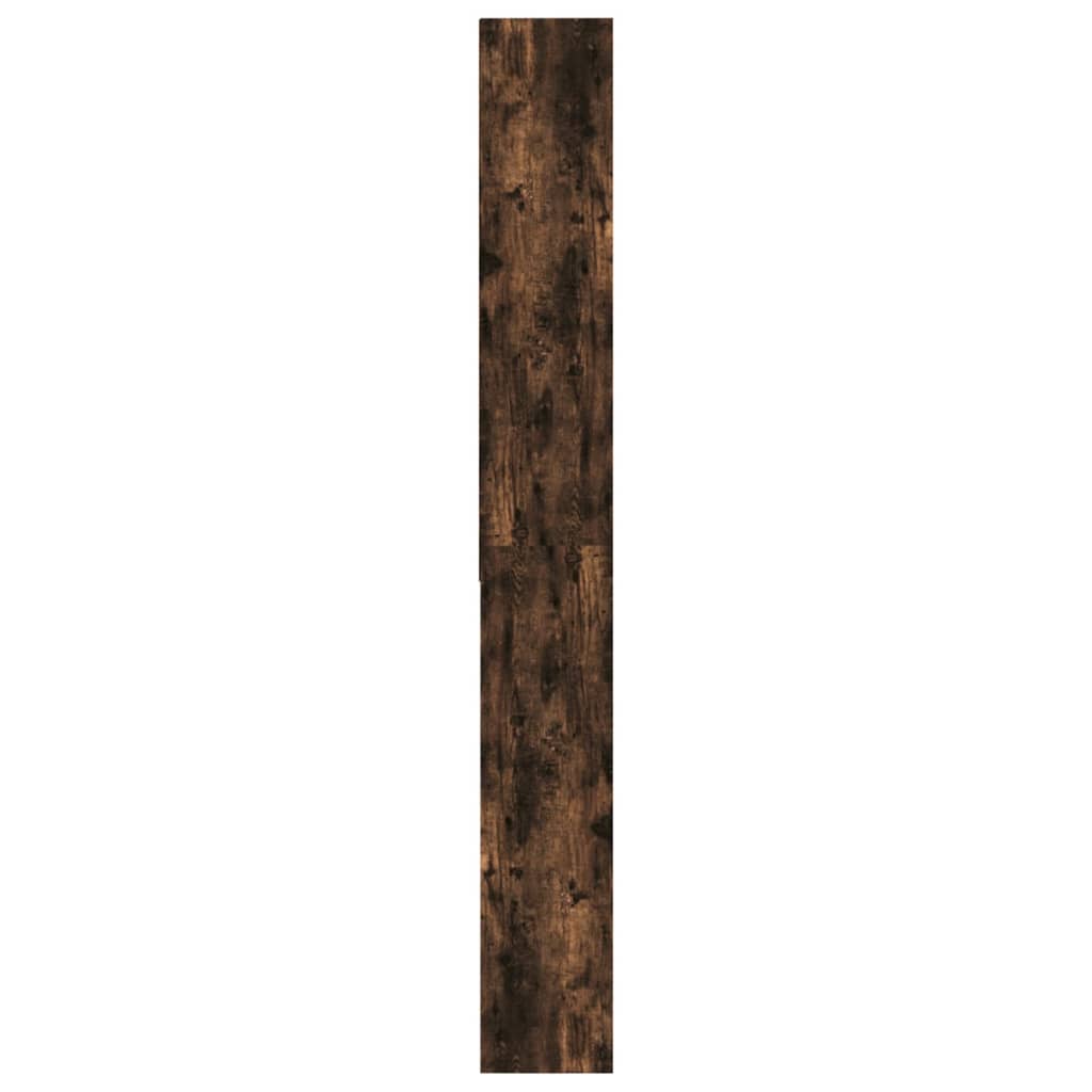 Washing machine cabinet smoked oak 64x24x190 cm