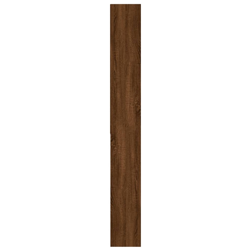 Washing Machine Cabinet Brown Oak Look 64x24x190 cm