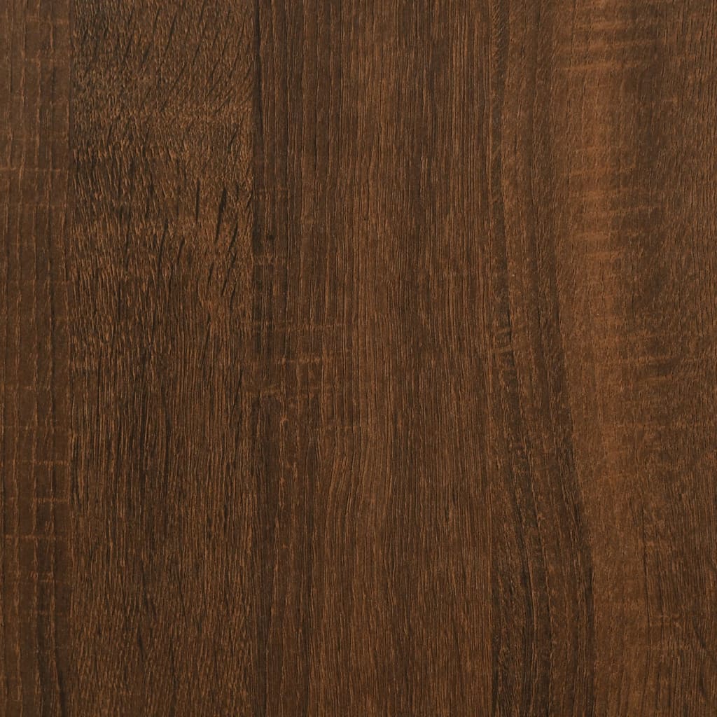 Waschmaschinenschrank Braun Eichen-Optik 64x25,5x190 cm
