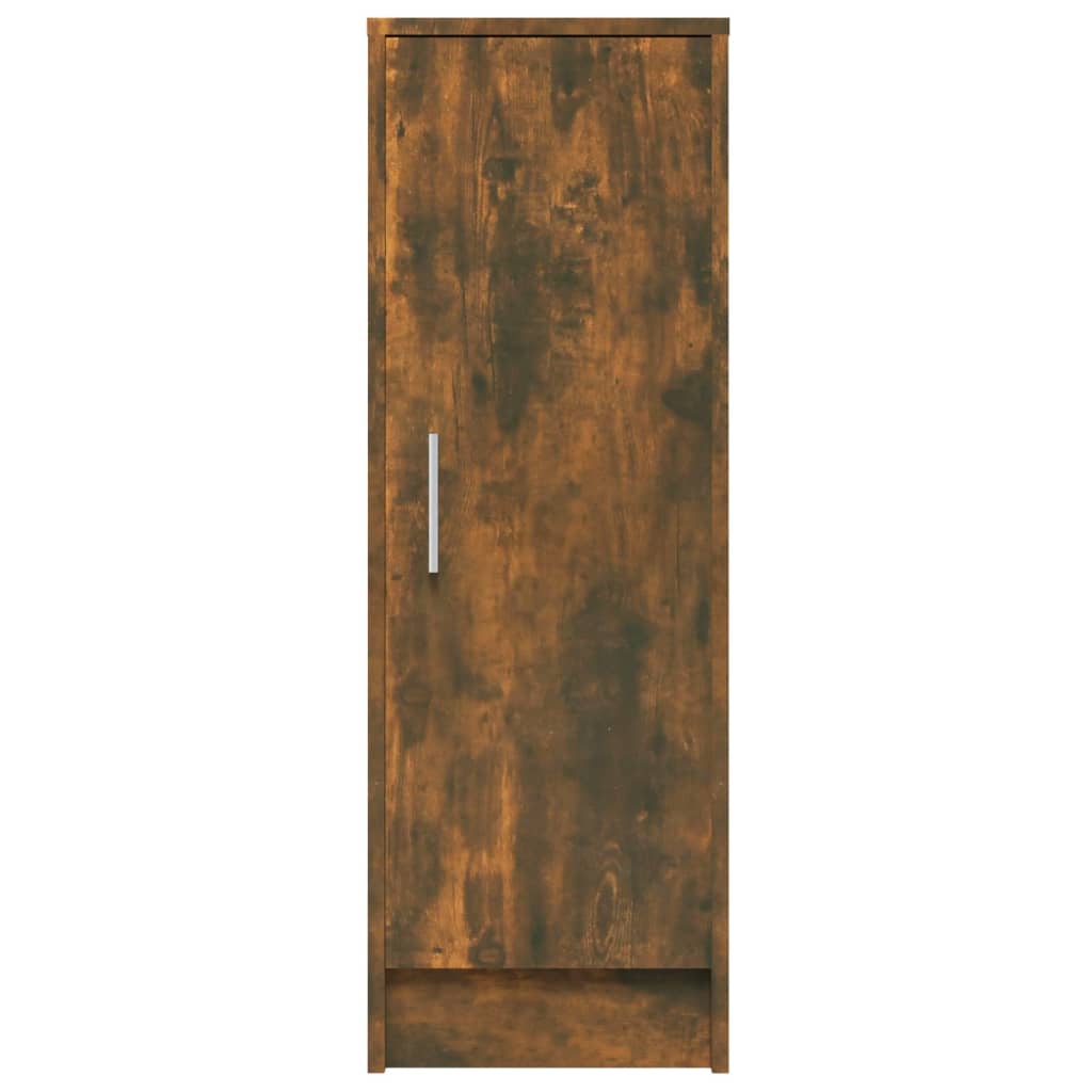 Shoe rack smoked oak 32x35x92 cm wood material