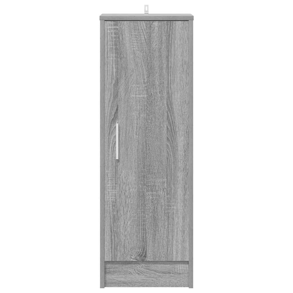 Étagère à chaussures gris Sonoma 32x35x92 cm en bois