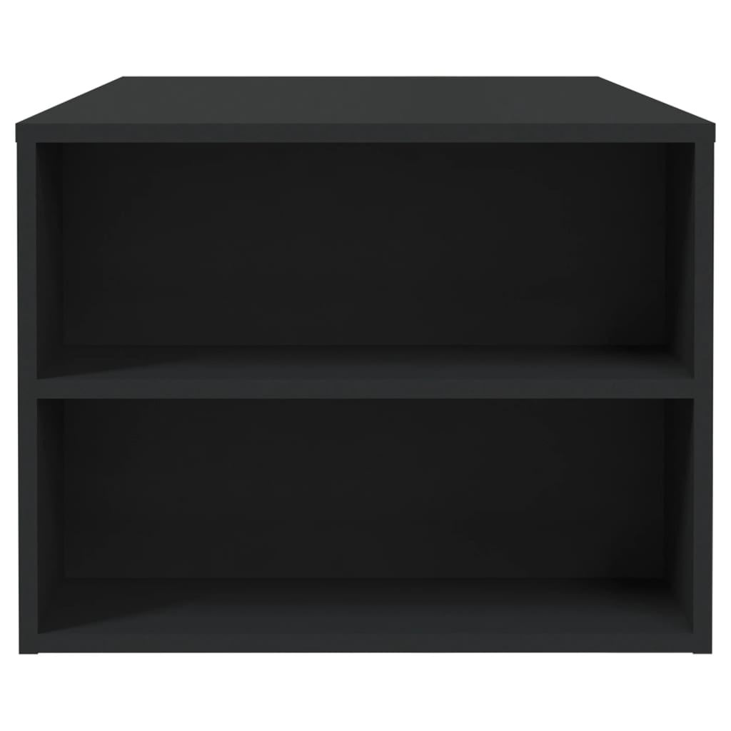 Coffee Table Black 102x55x42 cm Wood Material