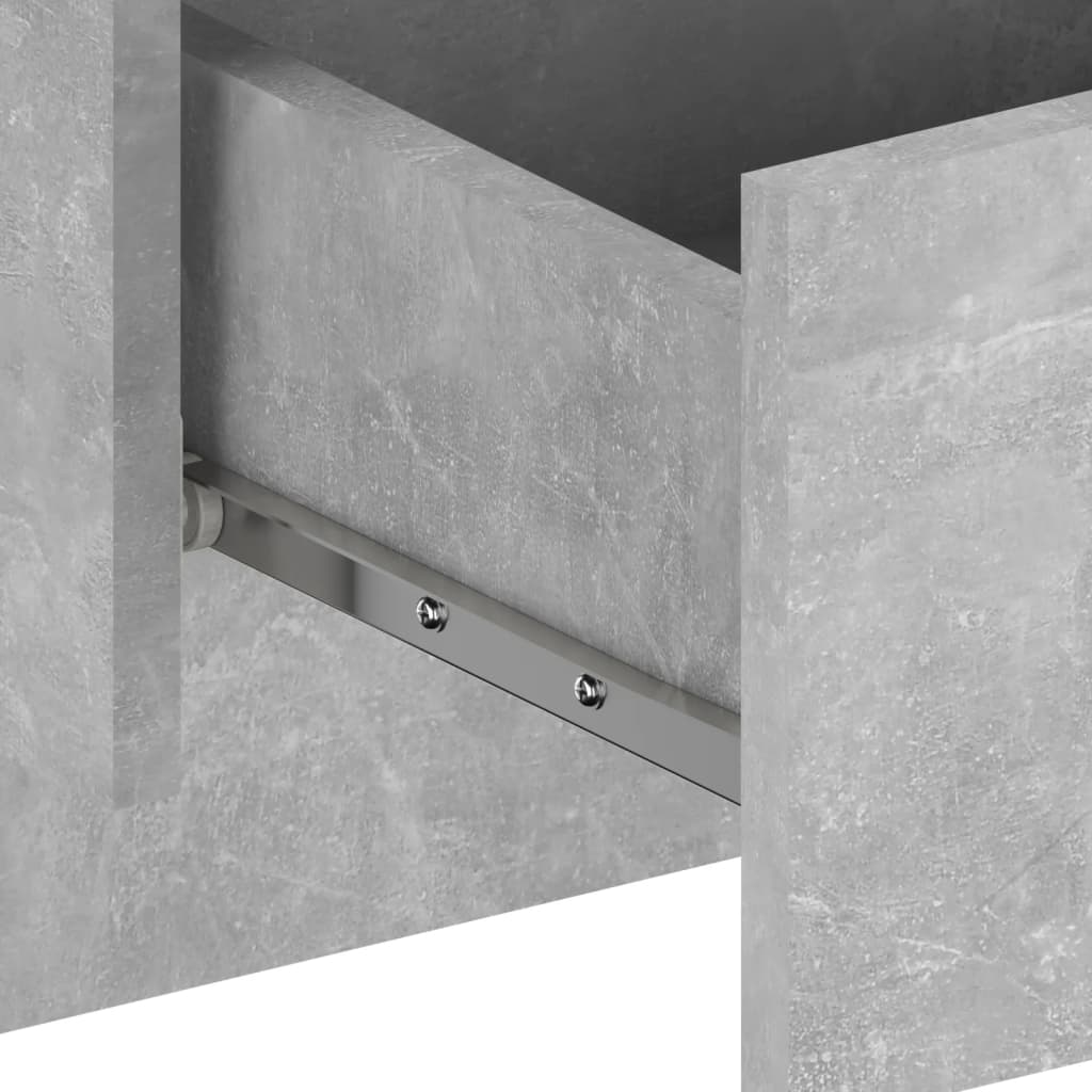 Wall-Mounted Bedside Tables 2 pcs. Concrete Gray