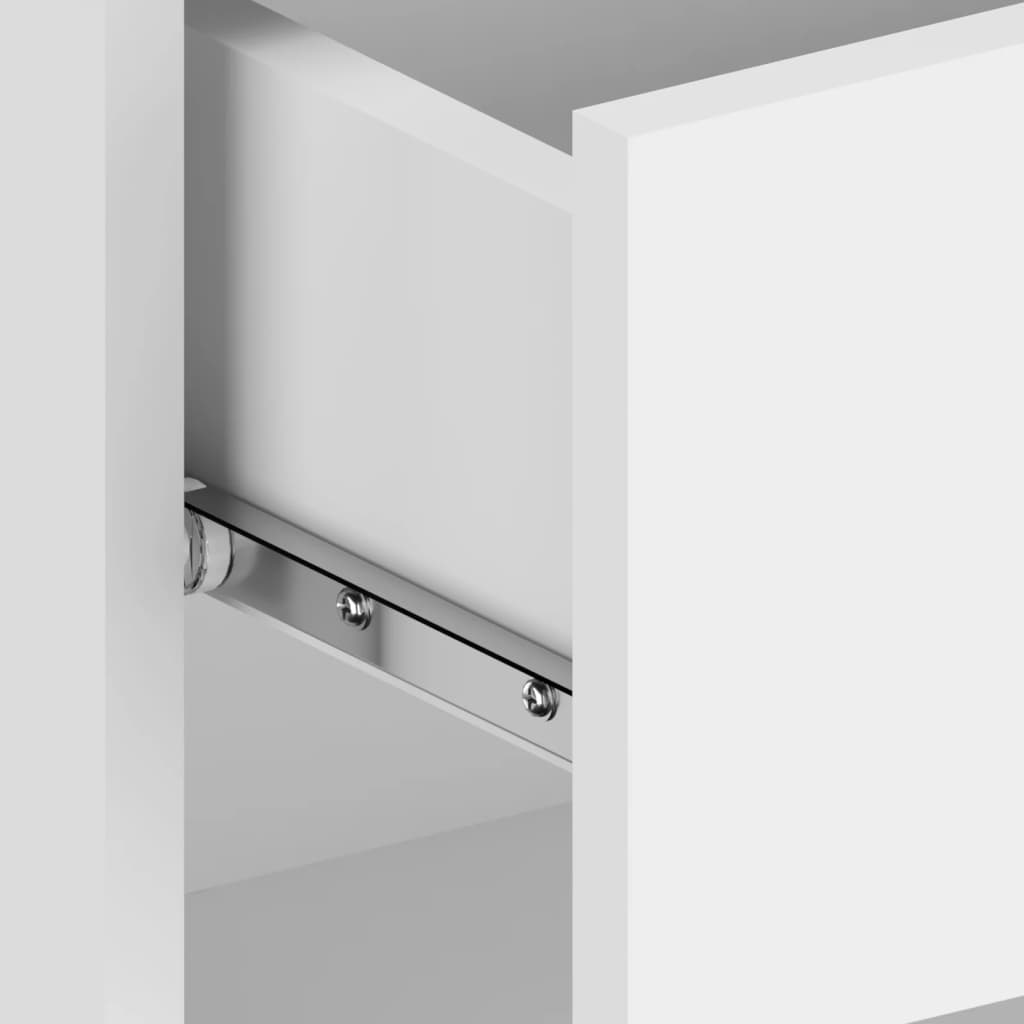 Wall Bedside Tables 2 pcs. White