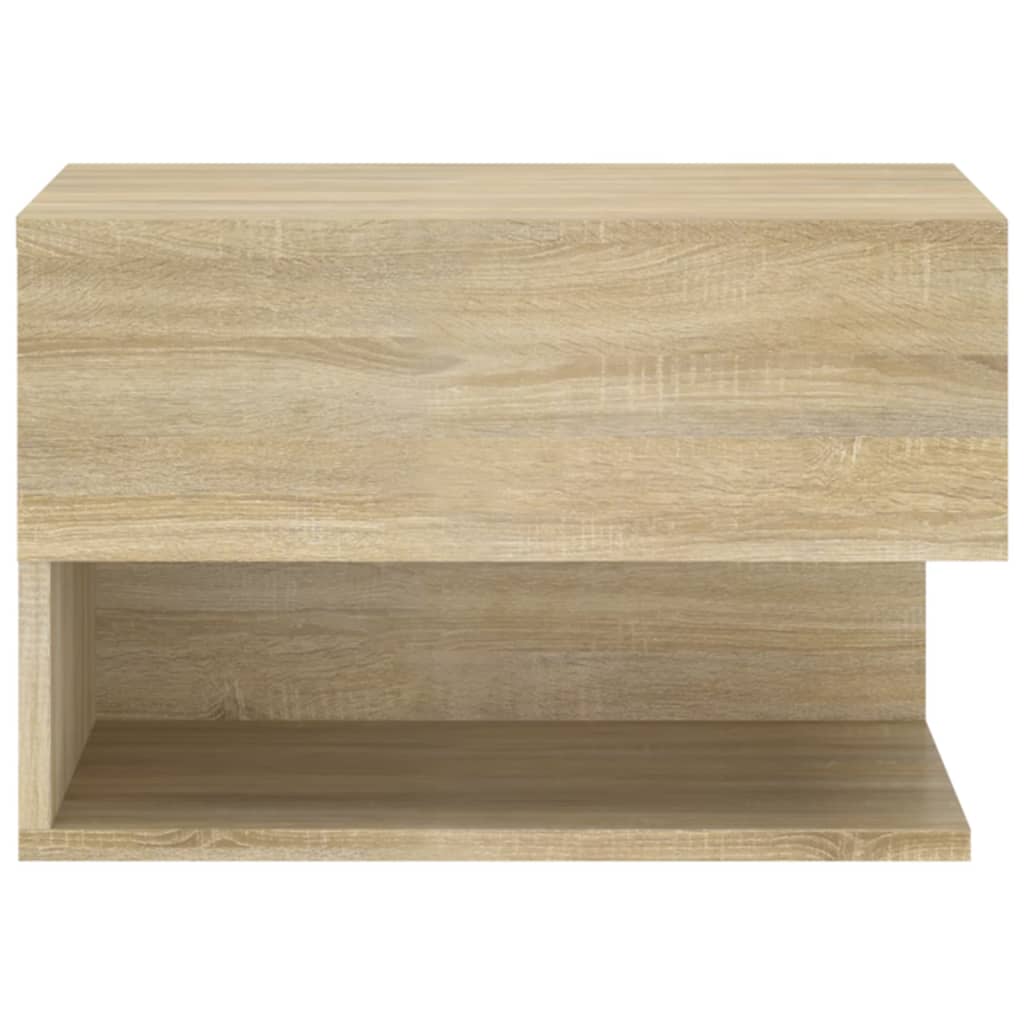 Wall-mounted bedside tables 2 pcs. Sonoma oak