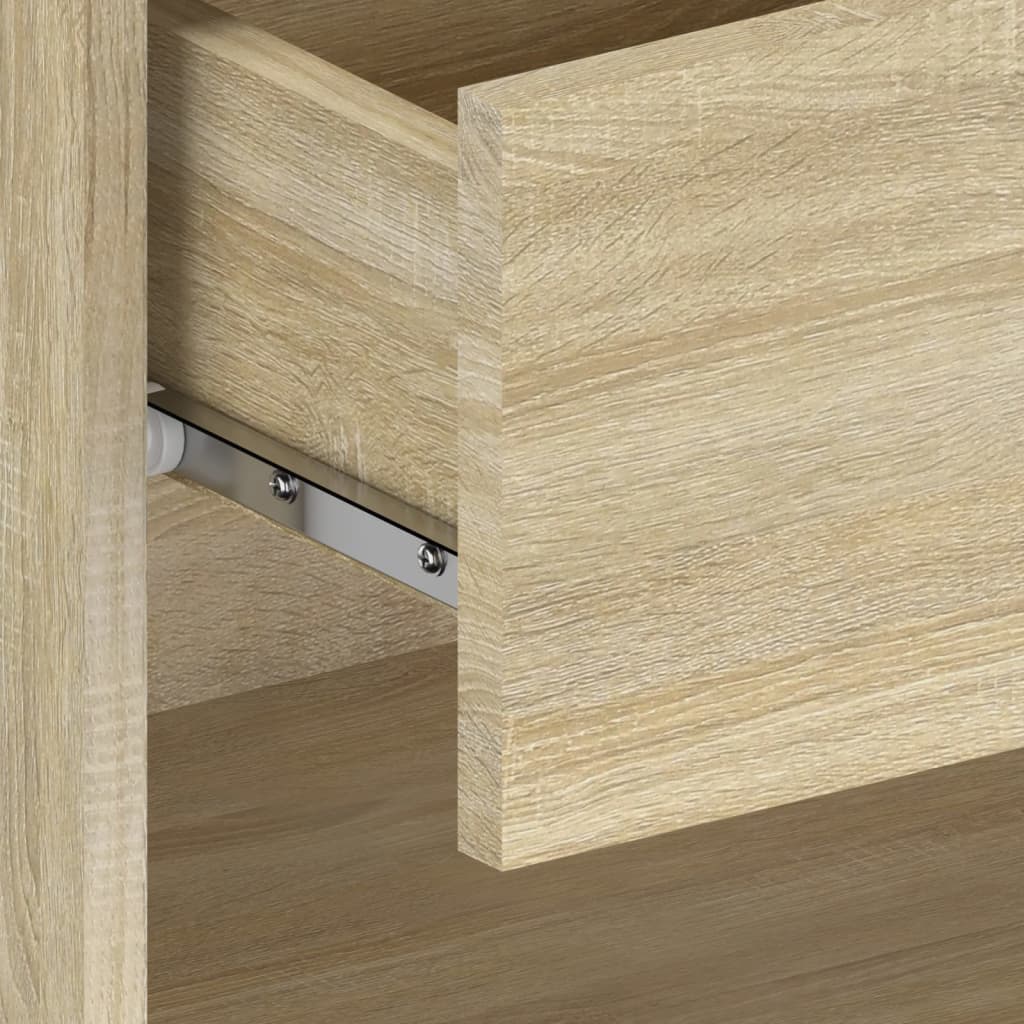 Wall-mounted bedside tables 2 pcs. Sonoma oak