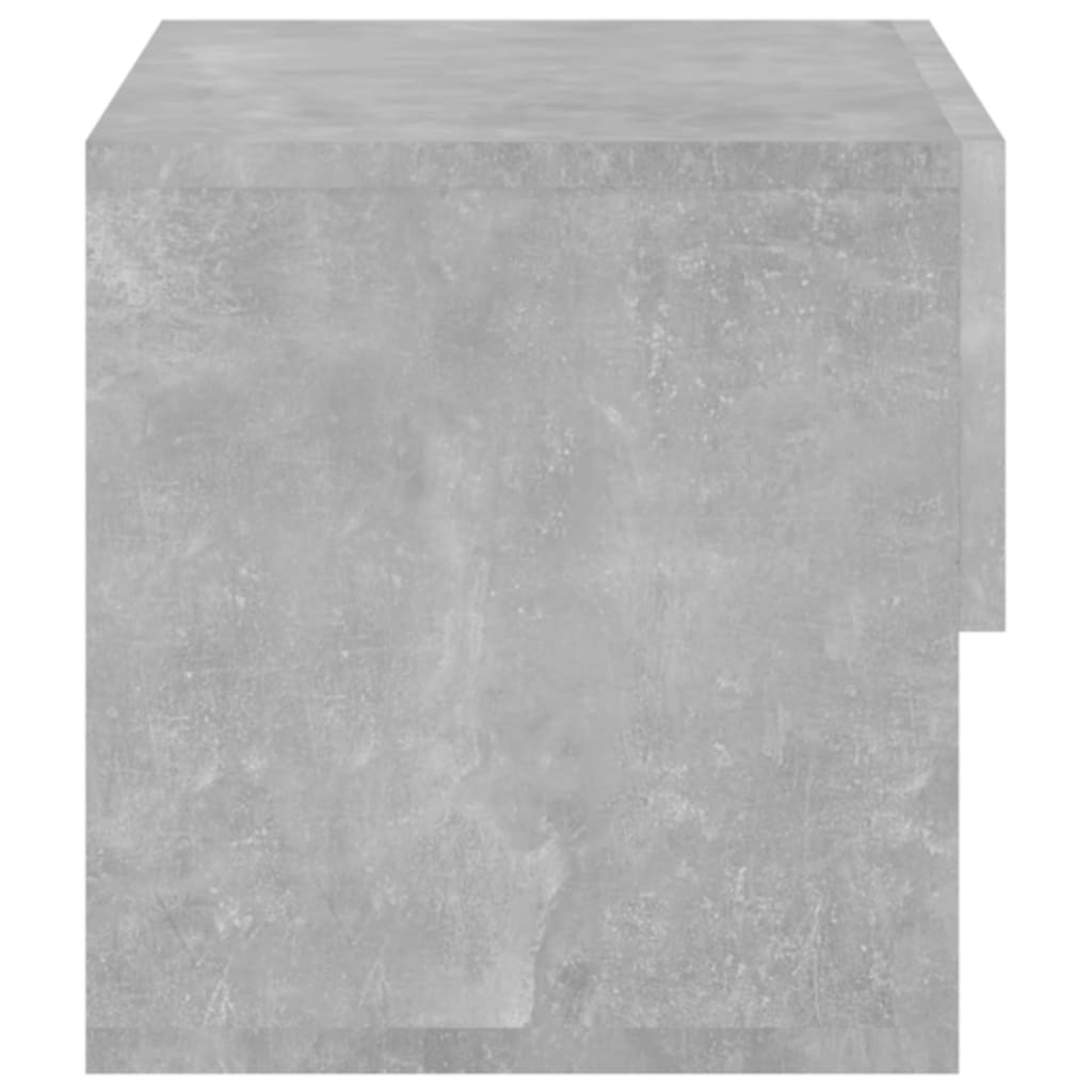 Wall-Mounted Bedside Tables 2 pcs. Concrete Gray