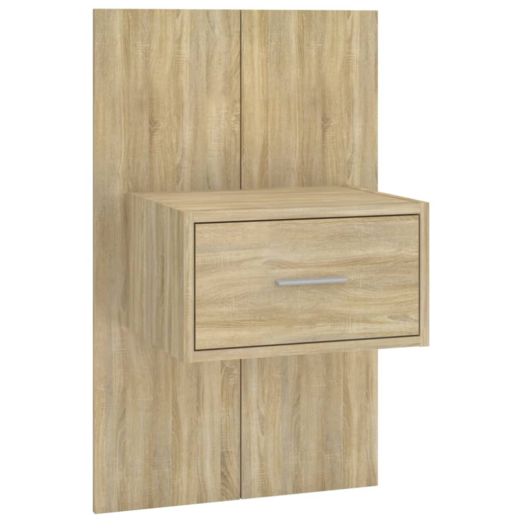 wall-mounted bedside table Sonoma oak