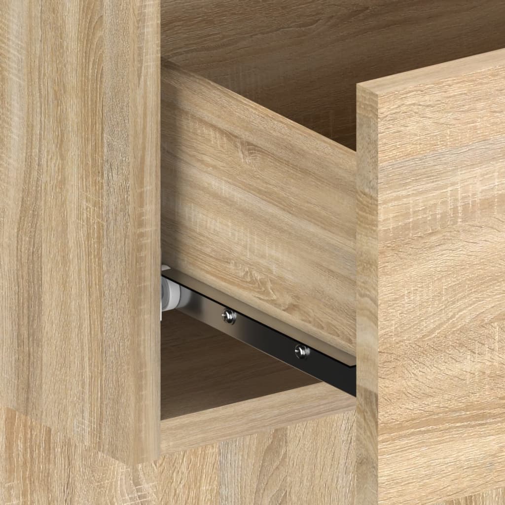 wall-mounted bedside table Sonoma oak
