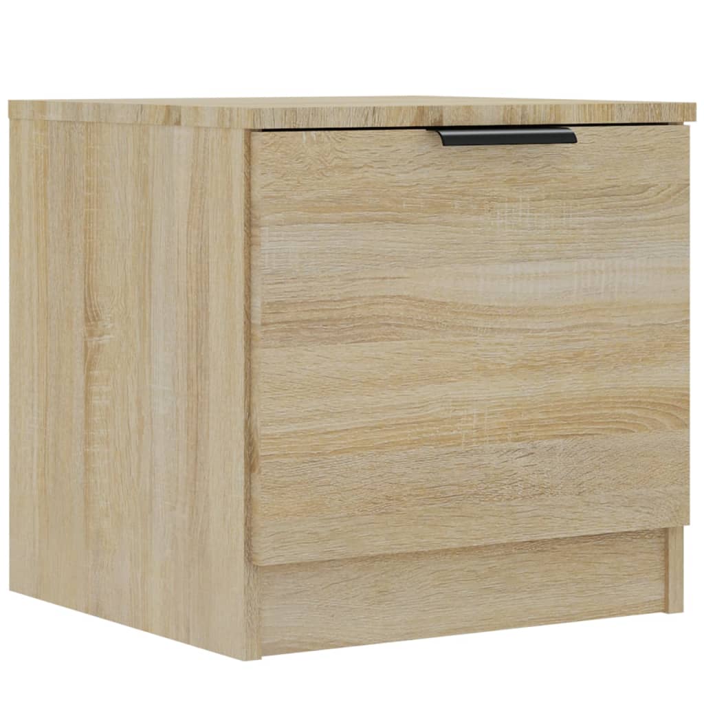 Tables de chevet 2 pcs. Chêne Sonoma 40x39x40 cm