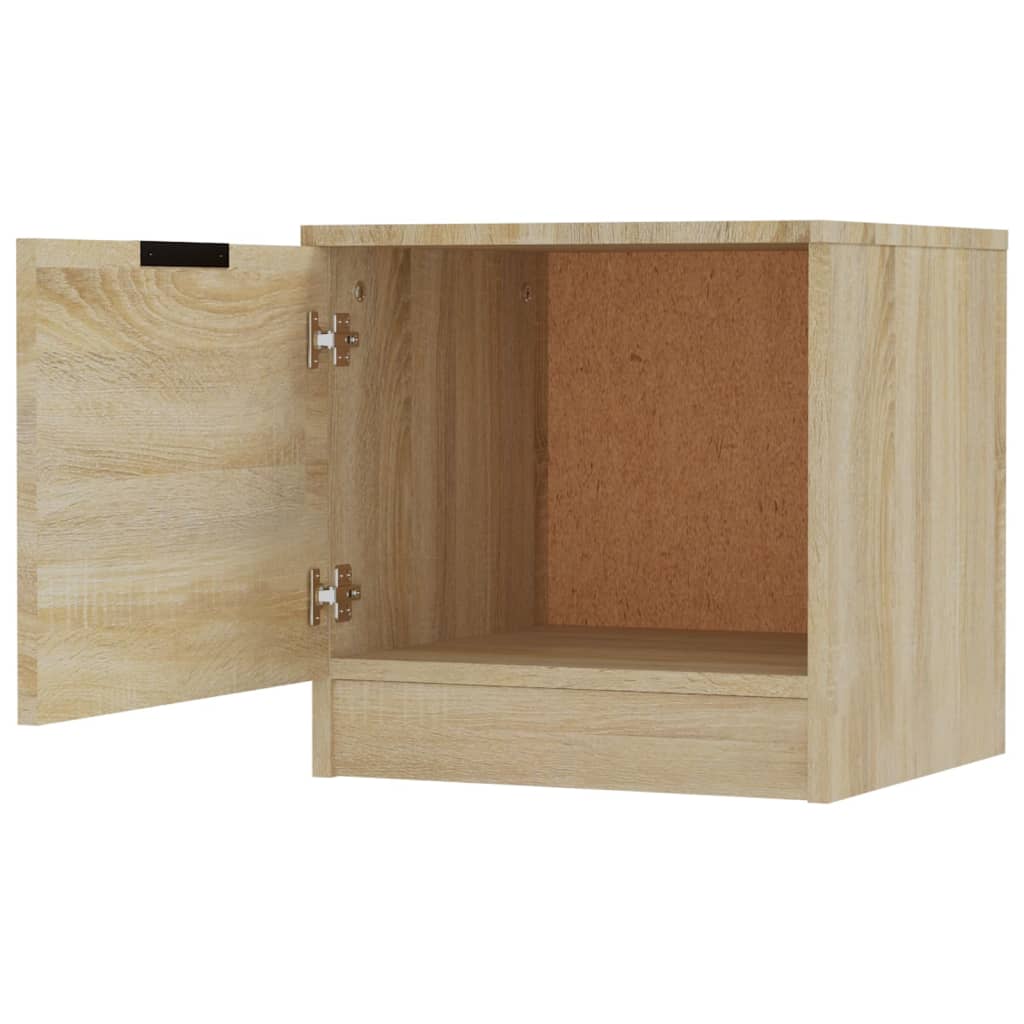 Tables de chevet 2 pcs. Chêne Sonoma 40x39x40 cm