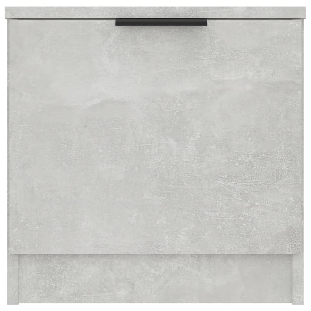 Bedside tables 2 pcs. Concrete grey 40x39x40 cm