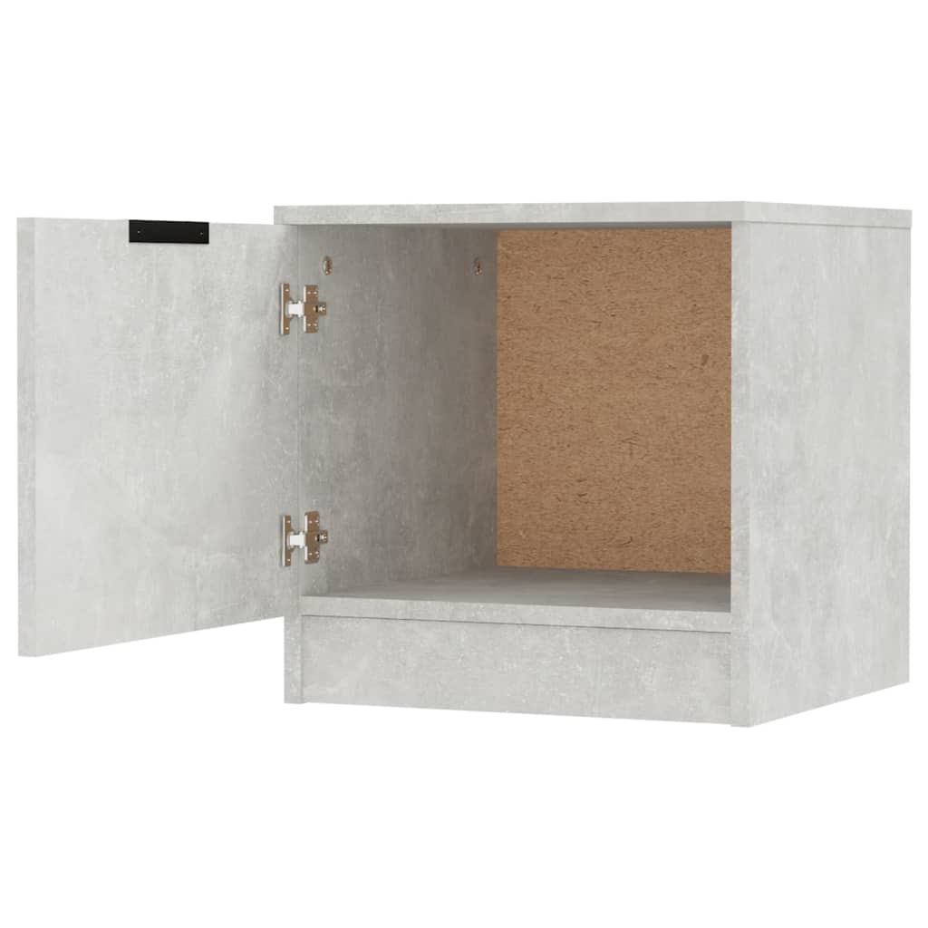Bedside tables 2 pcs. Concrete grey 40x39x40 cm