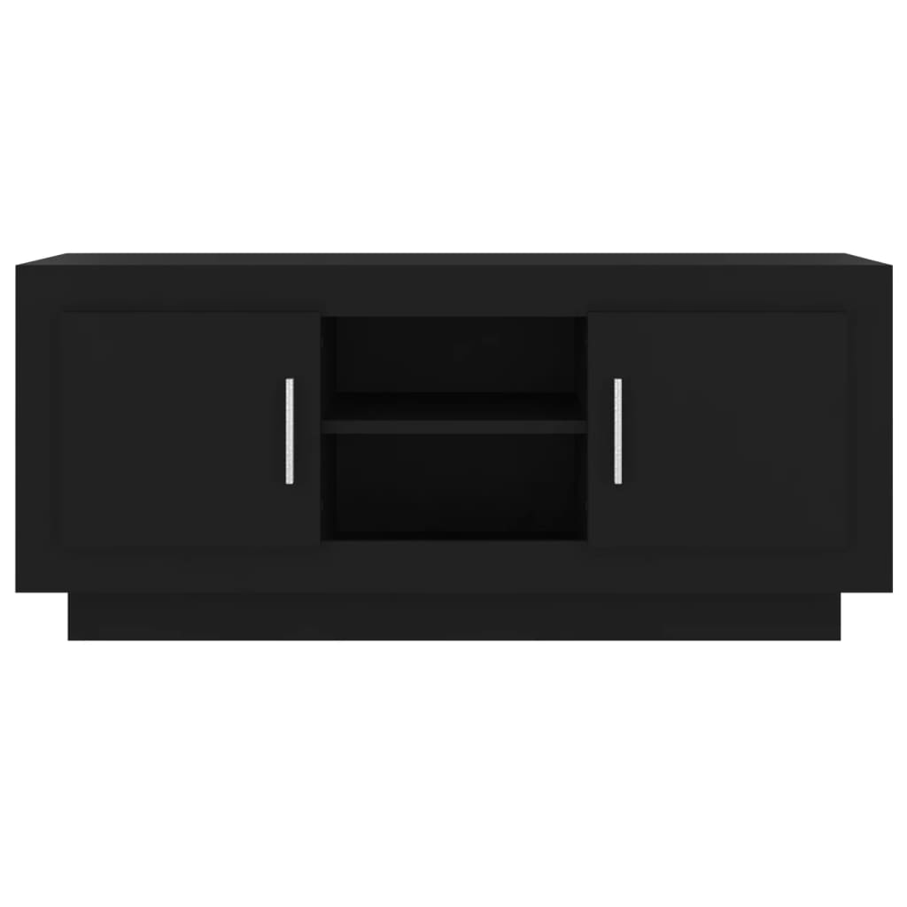 TV-Schrank Schwarz 102x35x45 cm Holzwerkstoff