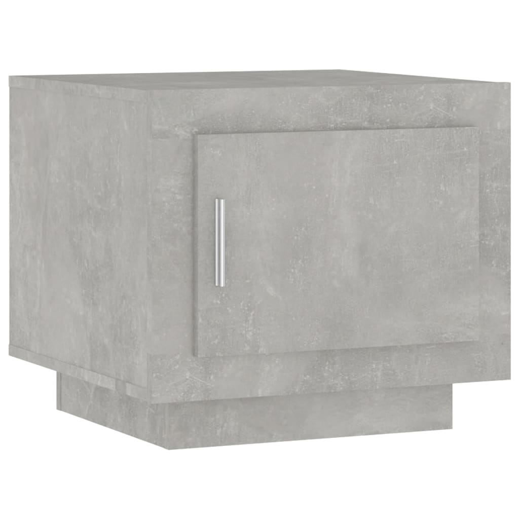 Table basse gris béton 51x50x45 cm en bois