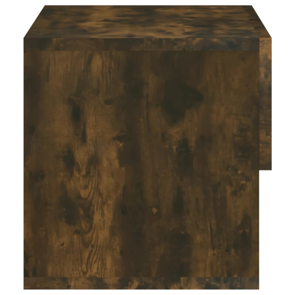 Wall-mounted bedside tables 2 pcs. Smoked oak
